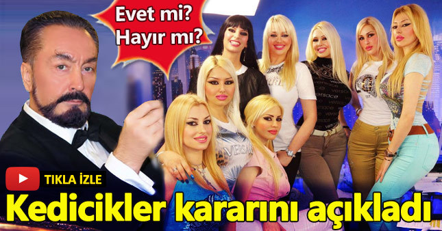 Adnan Oktar ve kedicikleri referandum oyunu açıkladı