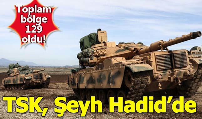 Afrin'de Şeyh Hadid beldesi teröristlerden temizlendi!