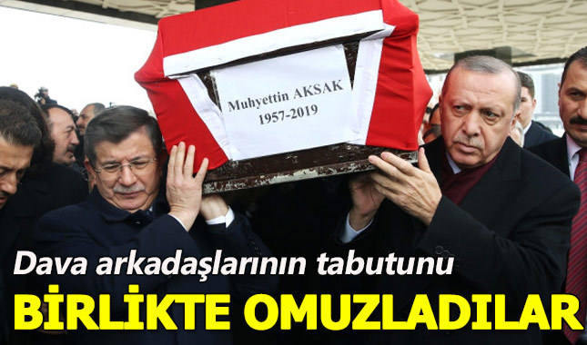 Ak Partili eski vekilin tabutunu Erdoğan ve Davutoğlu sırtladı