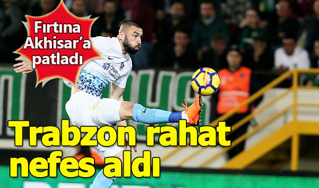 Akhisarspor 0-3 Trabzonspor maç özeti ve golleri beIN sports