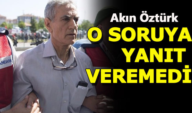 Akın Öztürk, 'Damadın FETÖ'cü mü?' sorusuna yanıt veremedi
