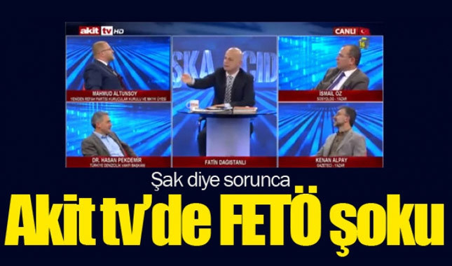 Akit TV sunucusuna FETÖ şoku