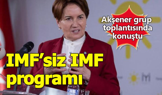 Akşener ilk kez grup toplantısında konuşuyor
