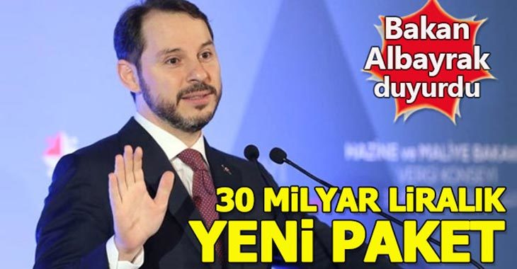 Albayrak 30 milyar TL'lik yeni paket açıkladı