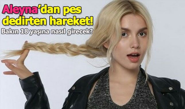 Aleyna Tilki'nin pes dedirten hareketi!