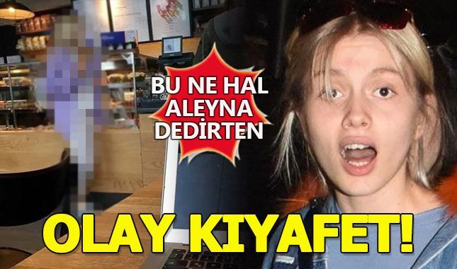 Aleyna'nın olay yaratan kıyafeti