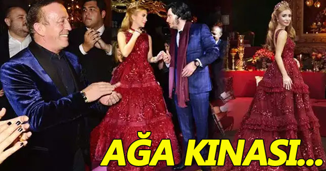 Ali Ağaoğlu kızına kına yaktı