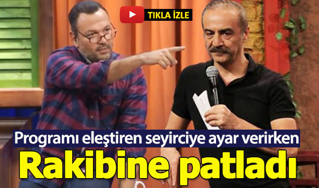 Ali Sunal, seyirciye ayar verirken Yılmaz Erdoğan'a patladı