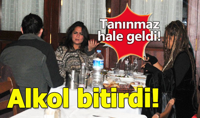 Alkol batağına düşen ünlü sanatçı tanınmaz halde