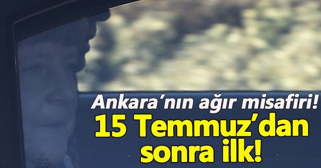 Almanya Başbakanı Merkel Ankara'da