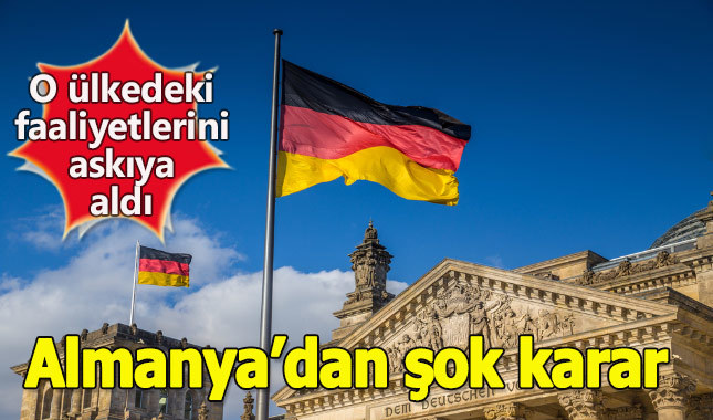 Almanya, Irak'taki askeri faaliyetlerini durdurdu