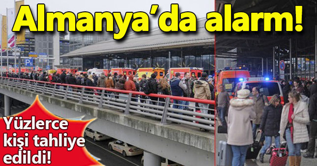 Almanya'da Hamburg Havalimanı'nda alarm!