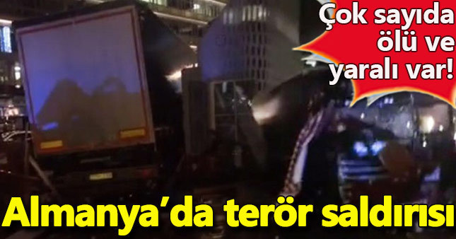 Almanya'da terör saldırısı! Çok sayıda ölü ve yaralı var