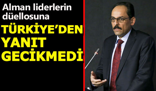 Almanya'daki liderler düellosuna Türkiye'den sert yanıt
