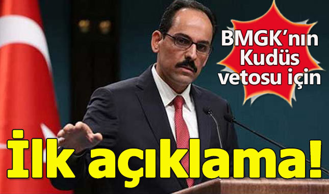 Ankara'dan BMGK'da veto edilen Kudüs tasarısına ilk tepki