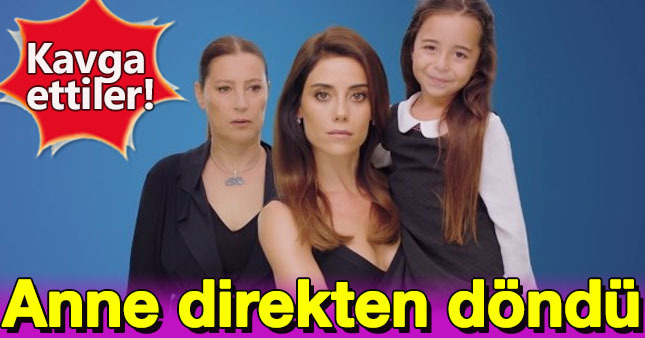 Anne setinde Cansu Dere ve yönetmen kavga etti
