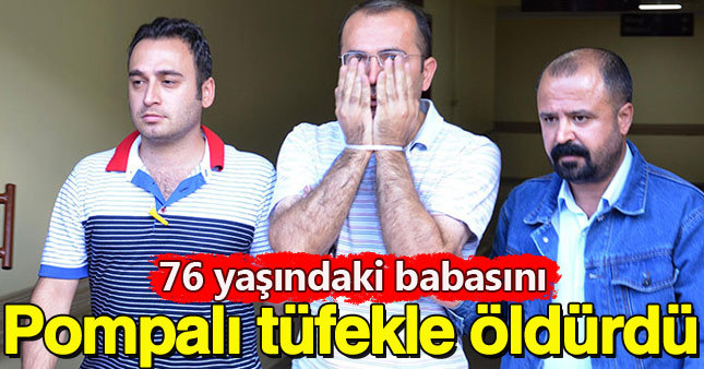 Annesine küfretti diye babasını öldürdü