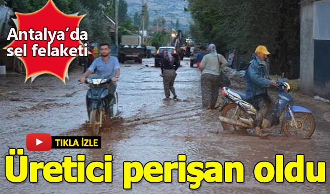 Antalya sele teslim! Zarar 15 Milyon TL