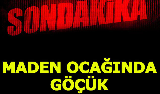 Antalya'da maden ocağında göçük olayı