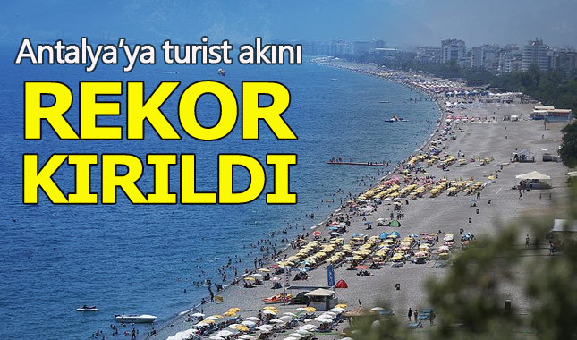 Antalya'ya gelen Rus turistlerde rekor artış