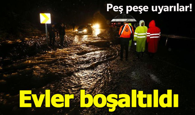 Antalya'yı sağanak vurdu