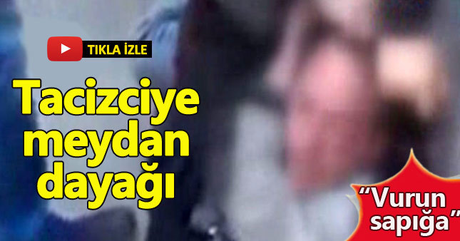 Arabalı tacizciye meydan dayağı
