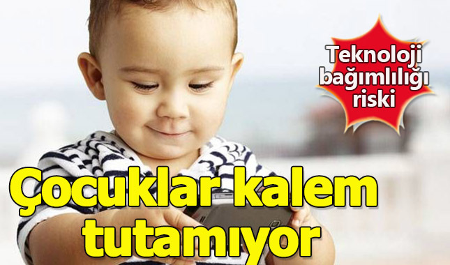 Araştırmaya göre yeni nesil çocuklar kalem tutmakta zorlanıyor!