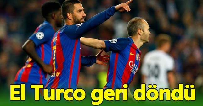 Arda Turan Barcelona hattrick