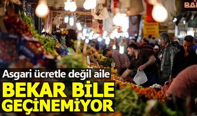 Asgari ücretle değil aile, bekâr çalışan bile geçinemiyor