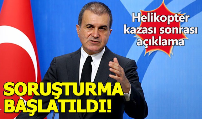 Askeri helikopter kazası sonrası AK Parti'den ilk açıklama