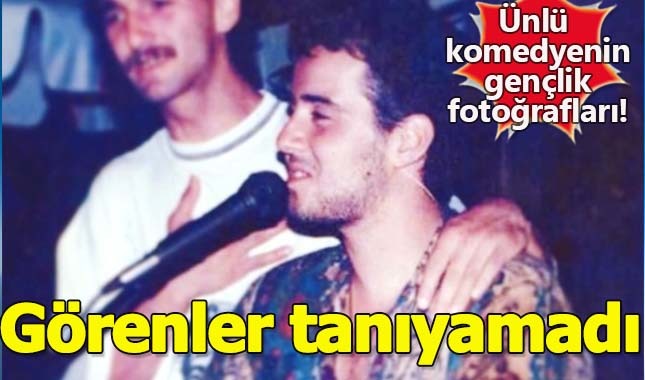 Ata Demirer'in gençlik fotoğrafları ortaya çıktı! Görenler kilosuna şok oldu!