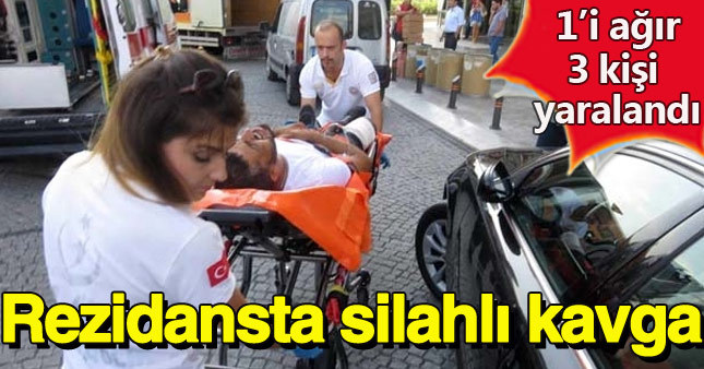 Ataşehir'de rezidansta silahlı kavga