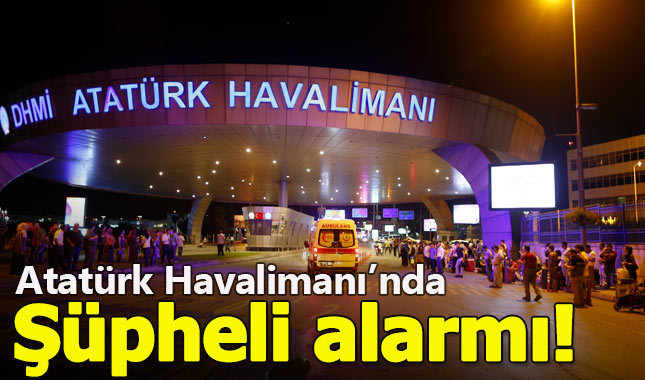 Atatürk Havalimanı'nda 2 şüpheli ortalığı birbirine kattı