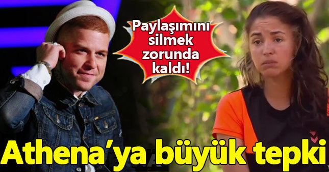 Athena Gökhan'a büyük tepki