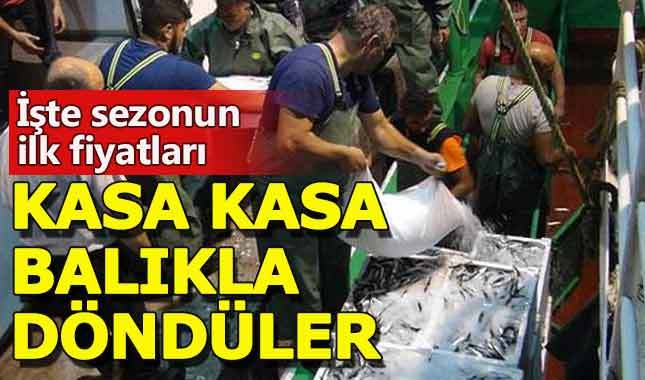Avlanma sezonu açıldı! Kasa kasa balıkla geri döndüler