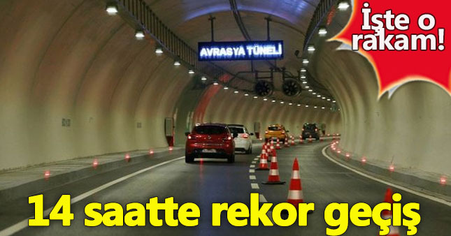 Avrasya Tüneli'ne yoğun talep!