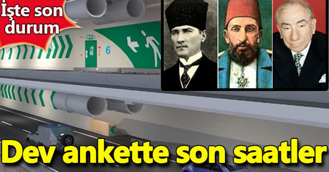 Avrasya Tüneli'nin ismi anketi için son saatler