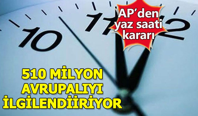 Avrupa yaz saati uygulamasını kaldırıyor mu?