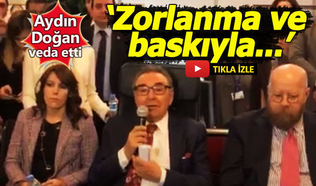 Aydın Doğan çalışanlarına veda etti
