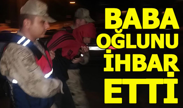 Baba özoğlunu ihbar etti