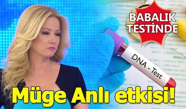 Babalık testinde Müge Anlı etkisi...