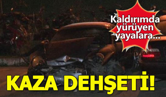Bağdat Caddesi'nde kaza: Yaralılar var