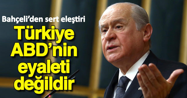 Bahçeli'den ABD'ye tepki