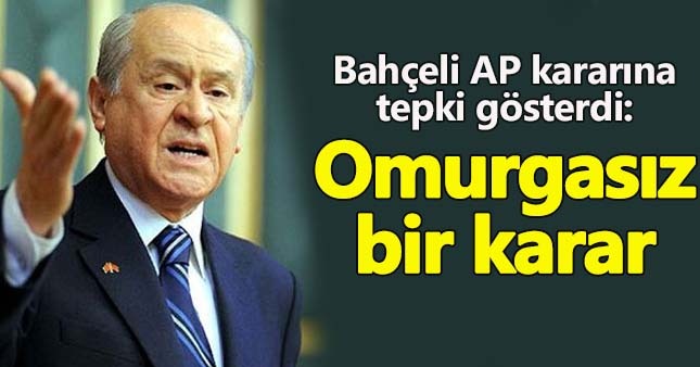 Bahçeli'den AP'nin kararına büyük tepki