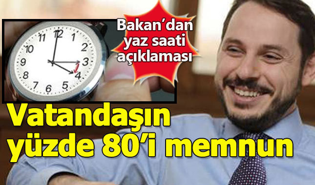 Bakan Albayrak'tan yaz saati açıklaması