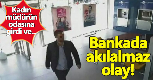 Banka müdürünün kafasına silah dayayıp hesabına 3 milyon geçirdi
