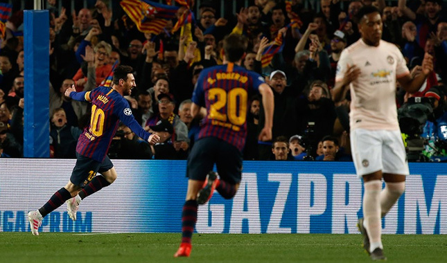 Barcelona, M.United'ı rahat geçti
