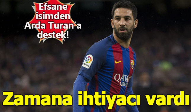 Barcelona'nın efsanesi Xavi, Arda Turan'ı destekledi!