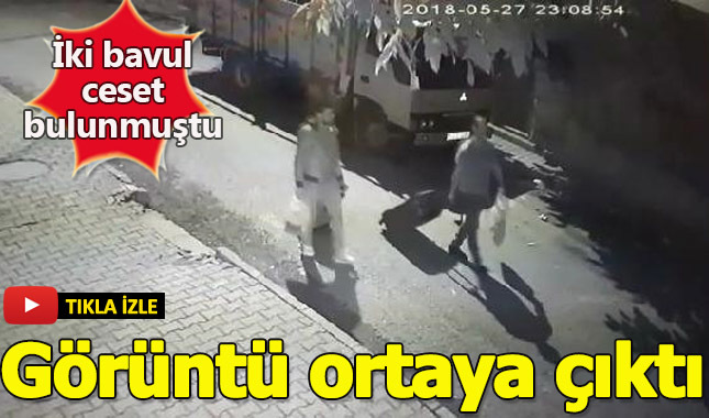 Başakşehir'de yaşanan korkunç cinayette, bavulları taşıyan şüpheliler bulundu