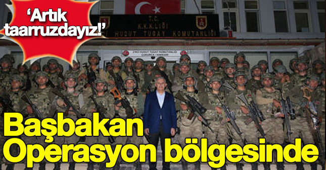Başbakan Binali Yıldırım Çukurca'ya gitti